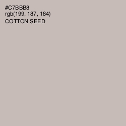 #C7BBB8 - Cotton Seed Color Image